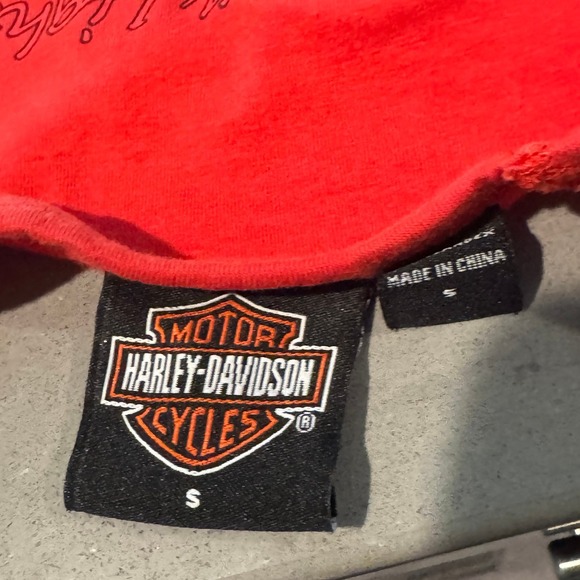 Harley Davidson T-shirt women's size small Northern Lights Arbor Vitae Wisconsin - Picture 5 of 6